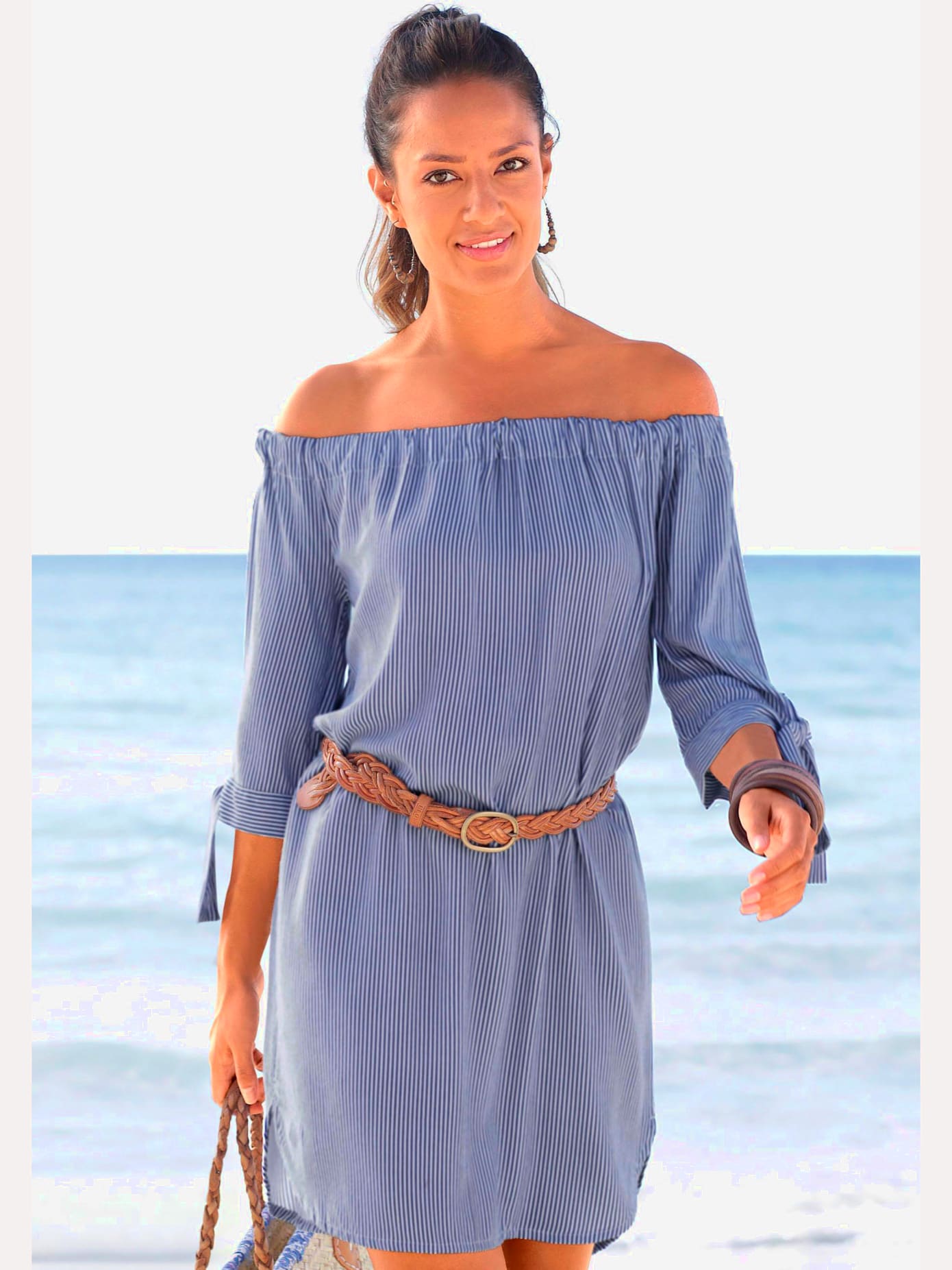 Robe chemisier robe d'été courte en viscose