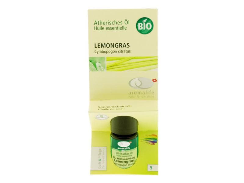 Aromalife Ätherisches Öl Lemongrass 10 ml Aromaöl mit zitronig-grasigem Duft