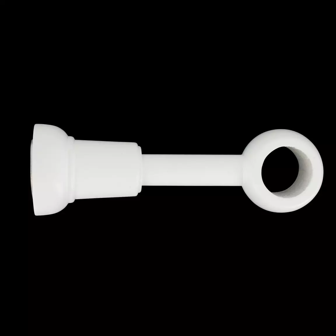 Support réglable bois (L163 / D28 mm) Blanc