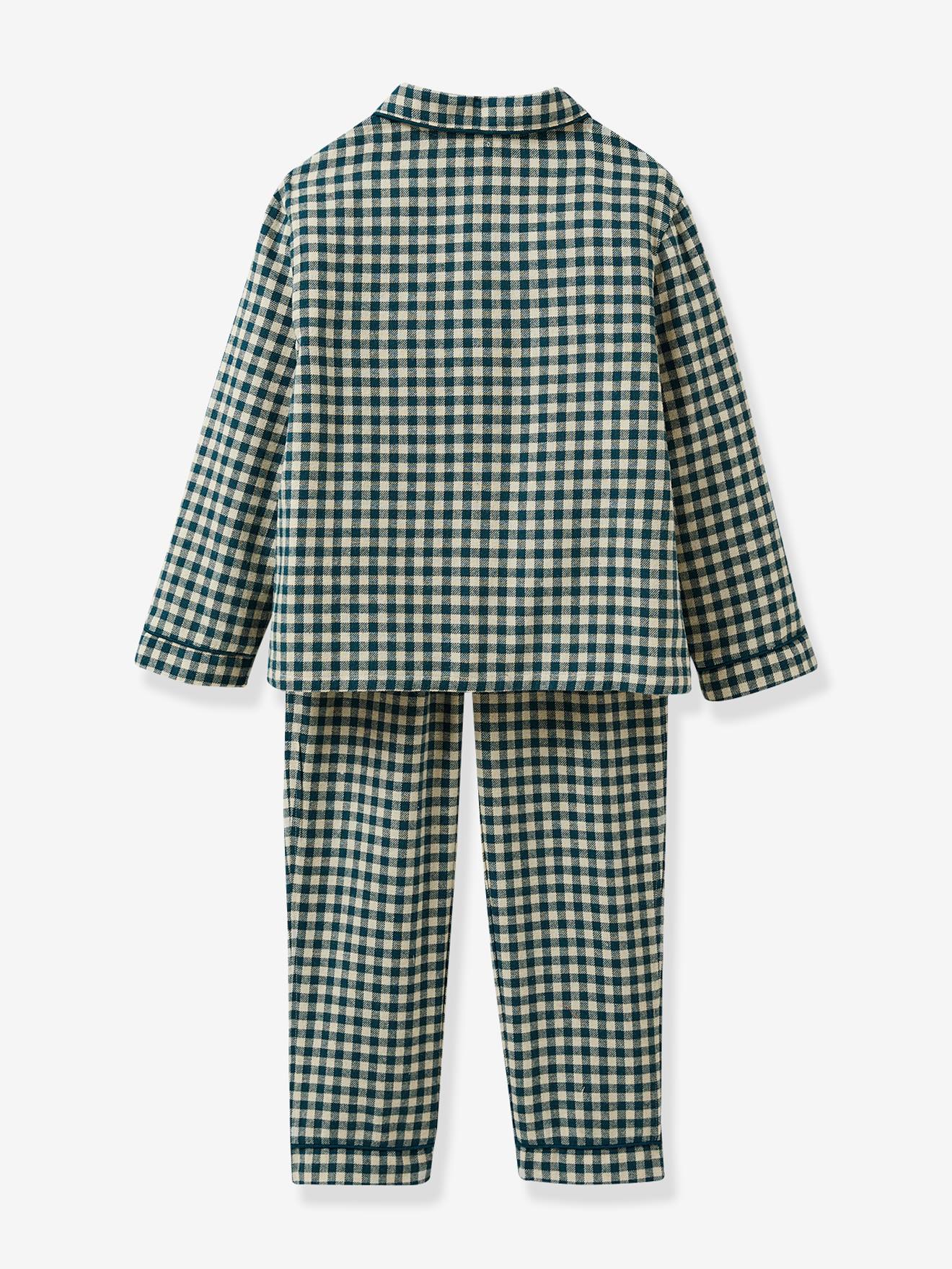 Pijama xadrez clássico para meninos