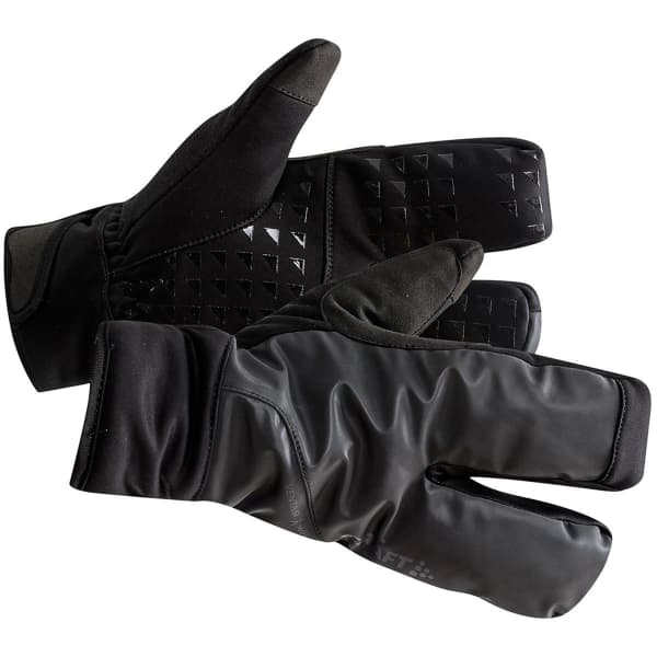 Gant vélo route CRAFT GANTS SIBÉRIENS 3 DOIGTS NOIR