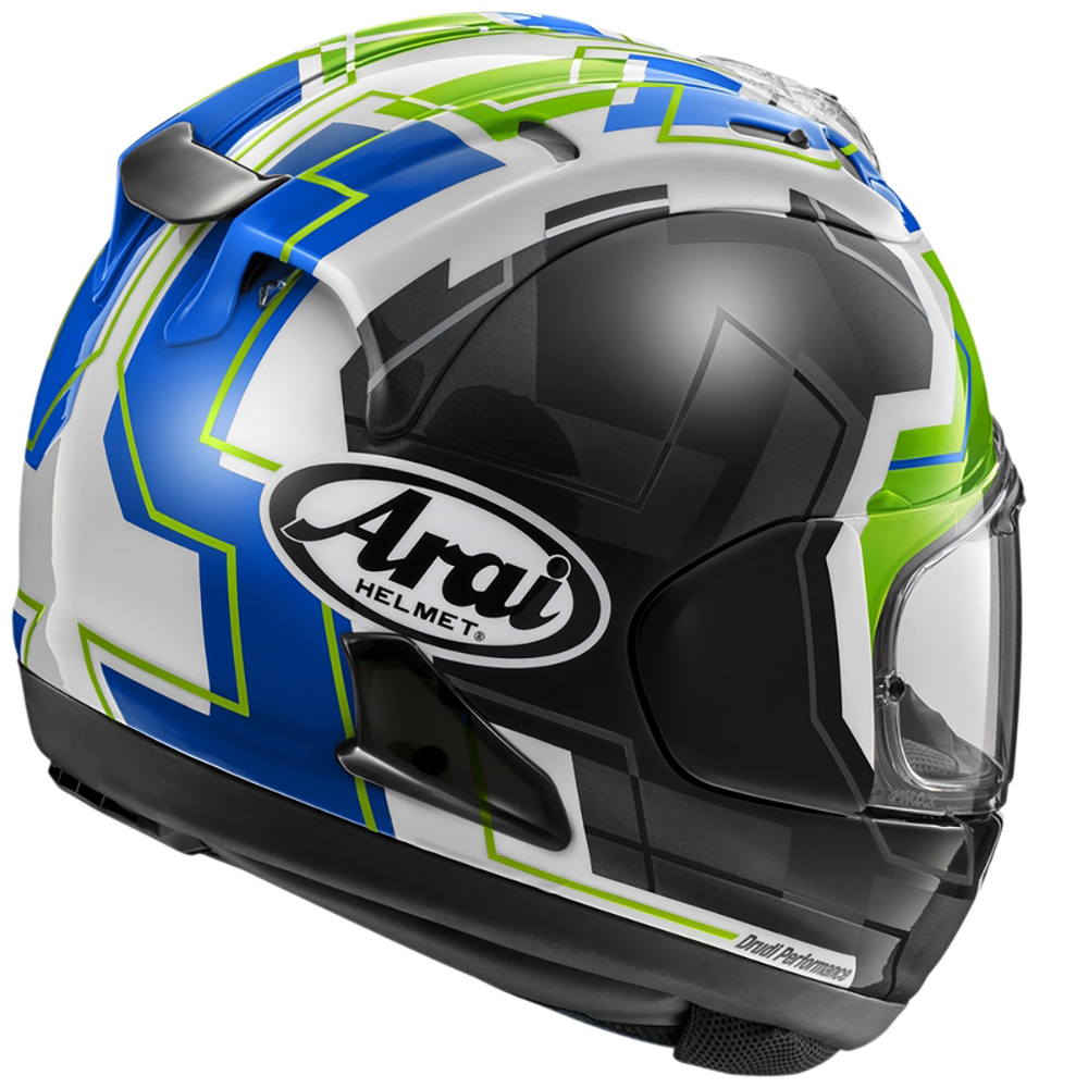 Arai - Casque RX-7V Evo JR 65 Vert / Bleu / Noir