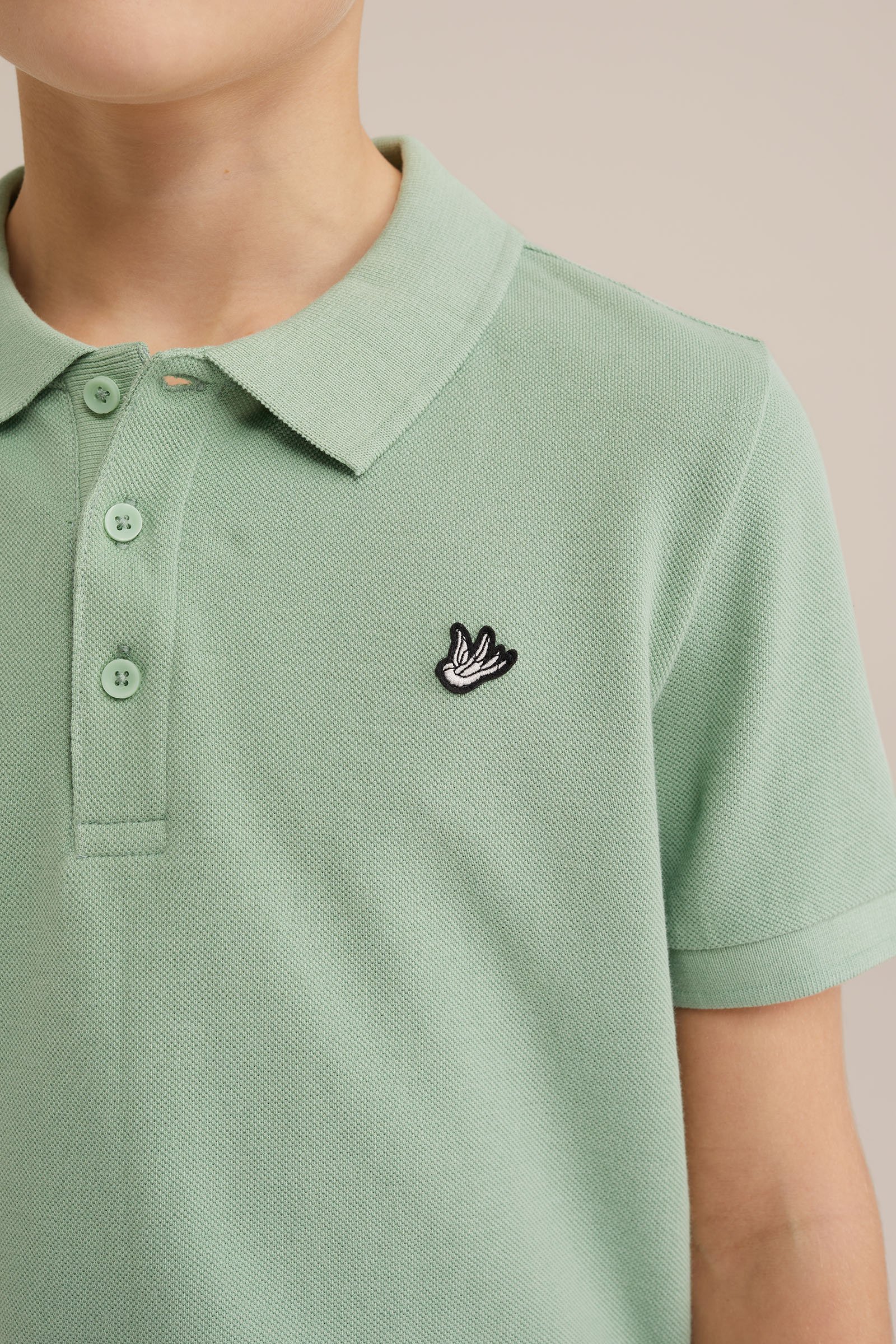 Jongens polo WE Fashion Mintgroen