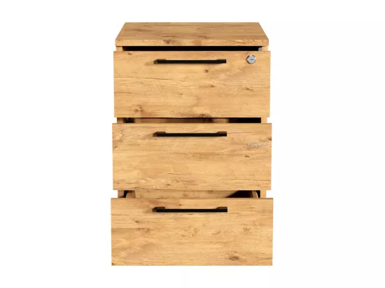 Conteneur de bureau mobile avec tiroirs sur roulettes Lancelot
