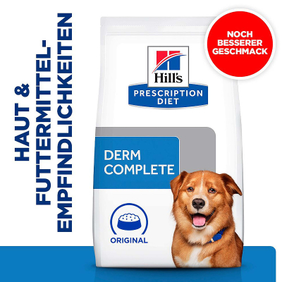 Hill's Vet Hundefutter Prescription Diet Derm Complete 12kg
