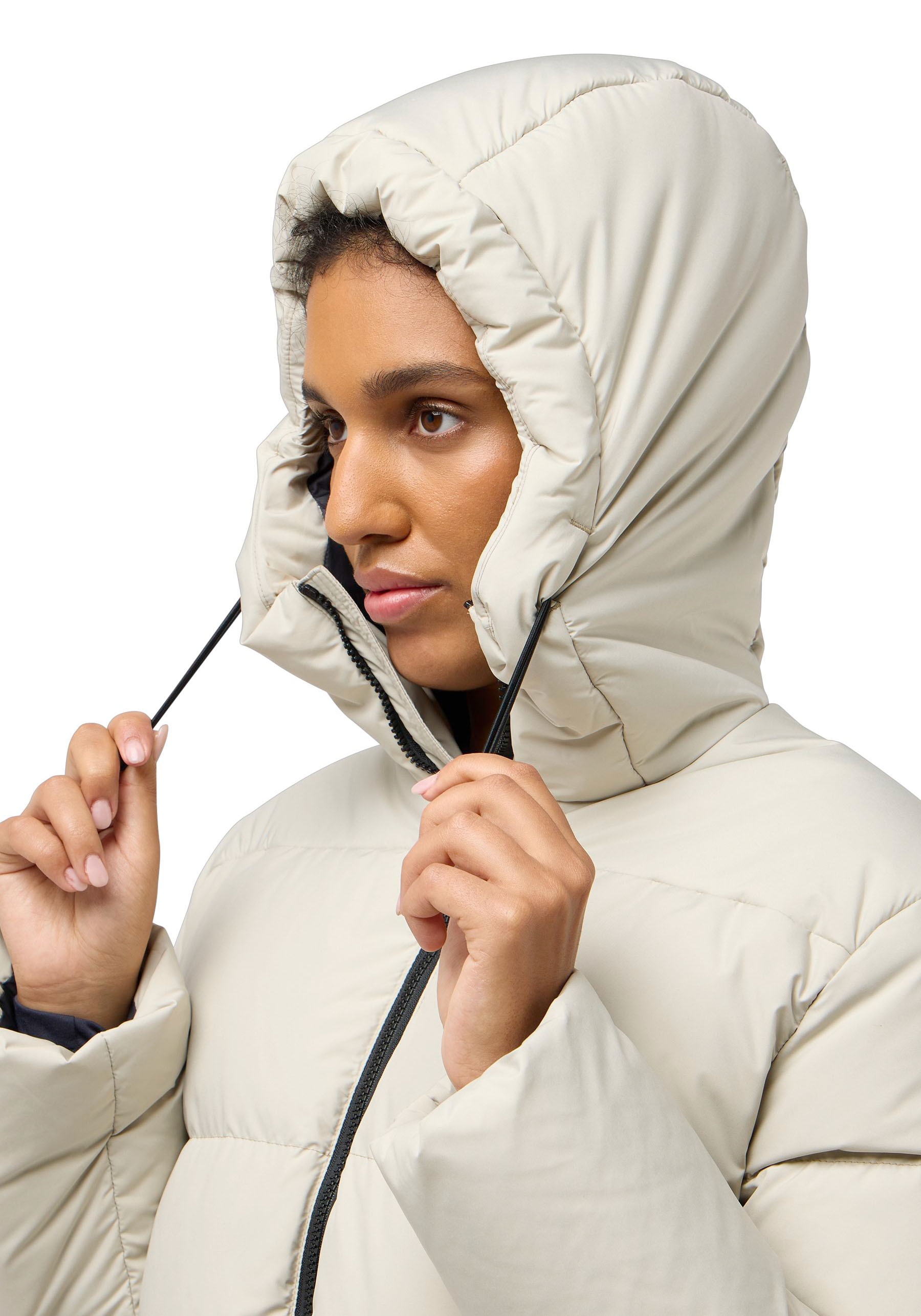 Jack Wolfskin Daunenjacke »KIRSCHALLEE« mit Kapuze Wärmend, winddicht, Übergangsjacke