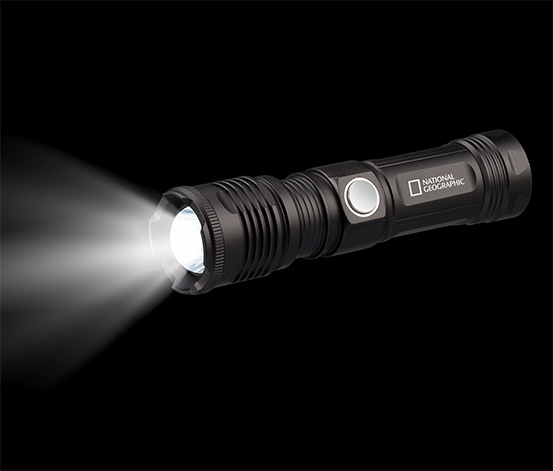 NATIONAL GEOGRAPHIC ILUMINOS 1000 LED-Zoom-Taschenlampe, 1.000 lm