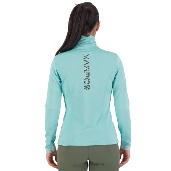 Sweat polaire ski rando KARPOS PIZZOCCO W HALF ZIP AQUA SKY