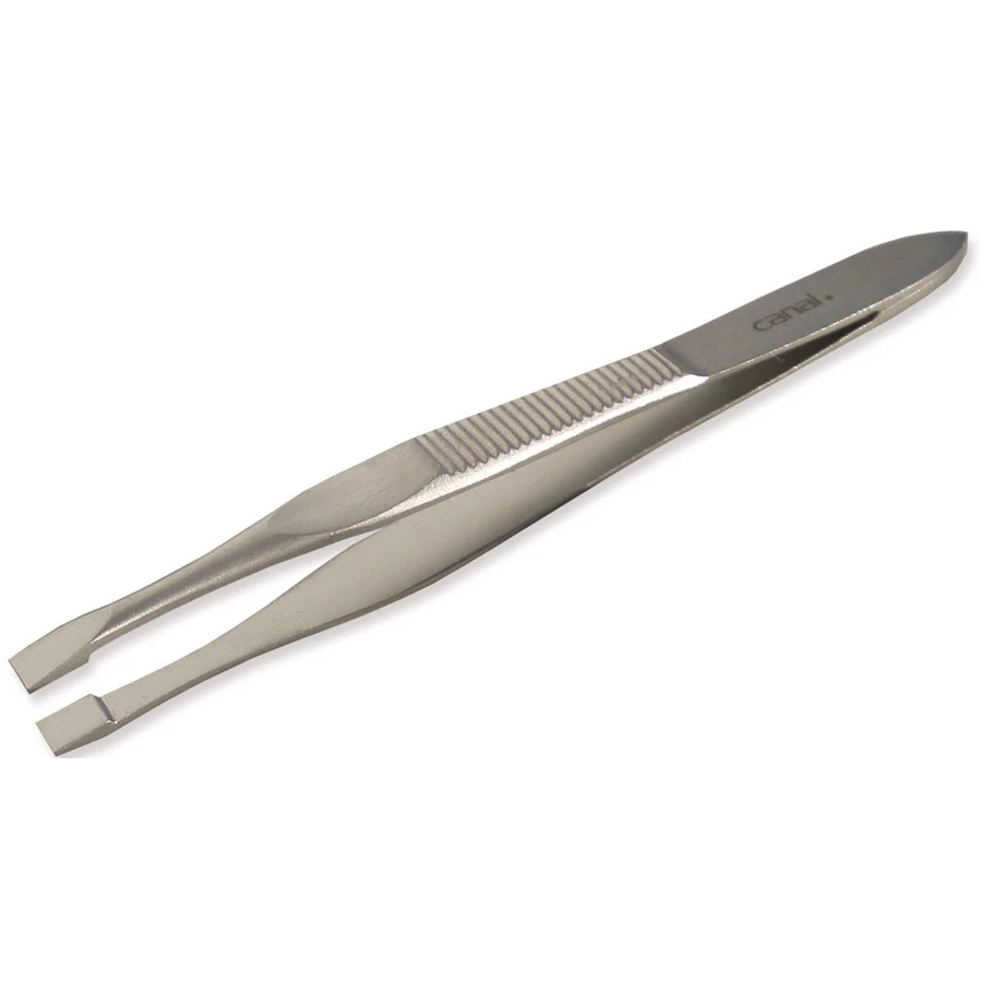 canal® Haarpinzette, gerade, rostfrei 8 cm
