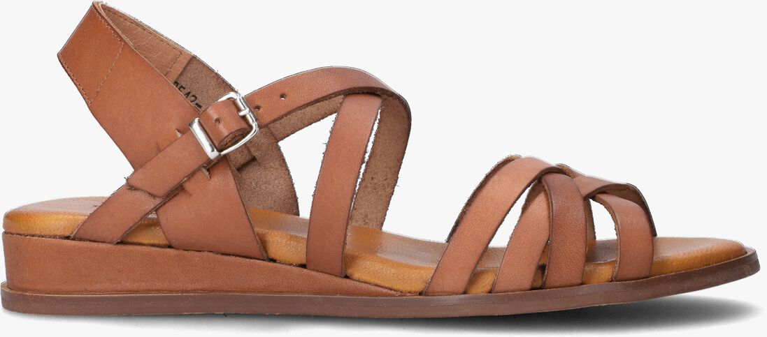 RED-RAG cognac red-rag sandalen 79542 tiny wedge