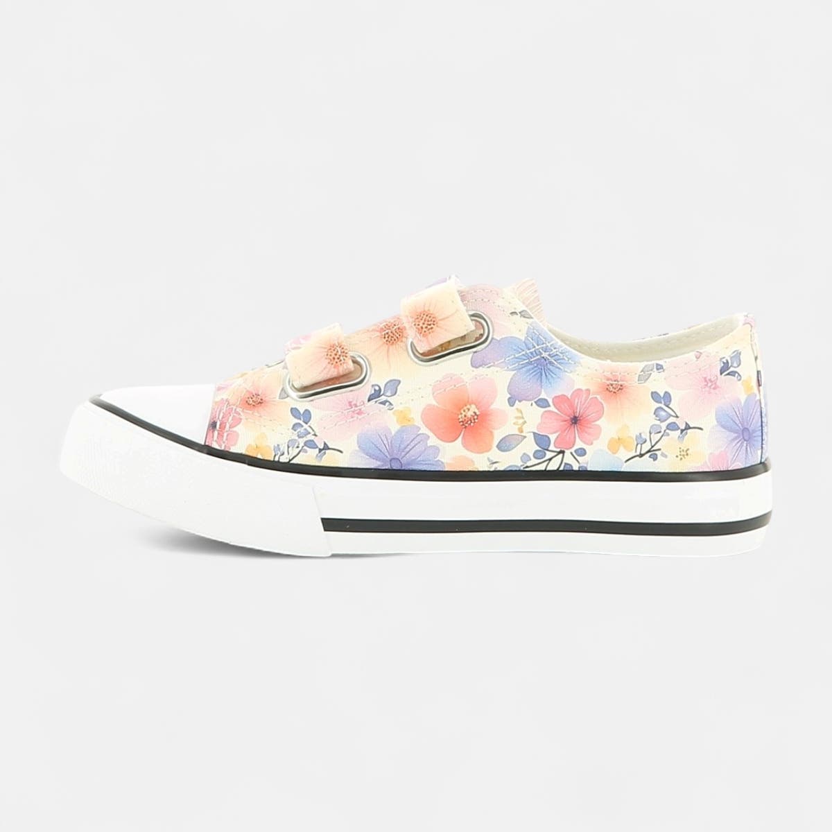 Baskets en toile Fille multicolore