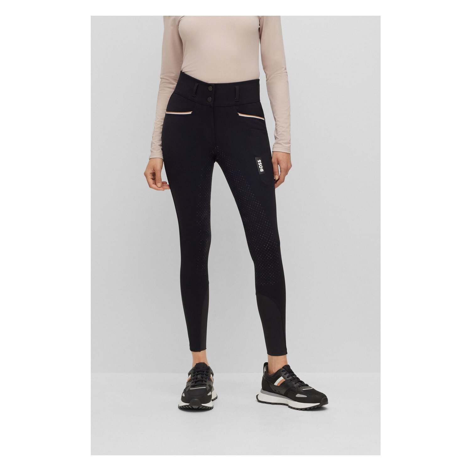 BOSS EQUESTRIAN Grip-Vollbesatz-Reithose Hailey - black