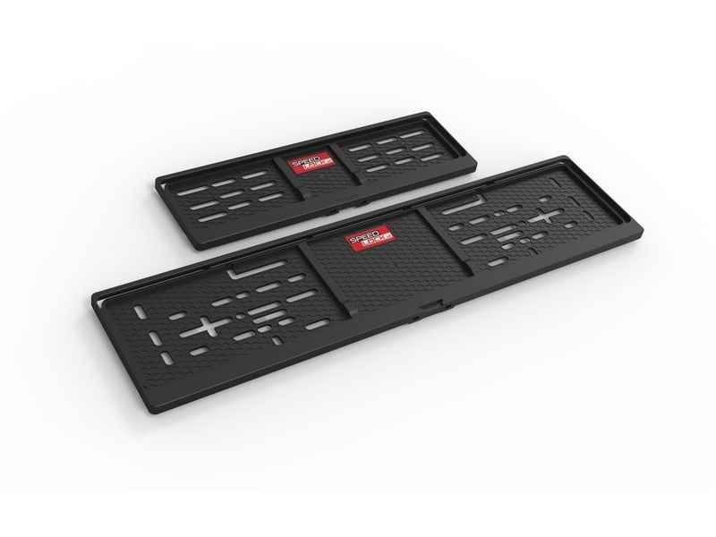 SPEEDLOCK Nummernrahmen-Set, Kunststoff, 30 × 8 cm/50 × 11 Schilderwechsel in wenigen Sekunden