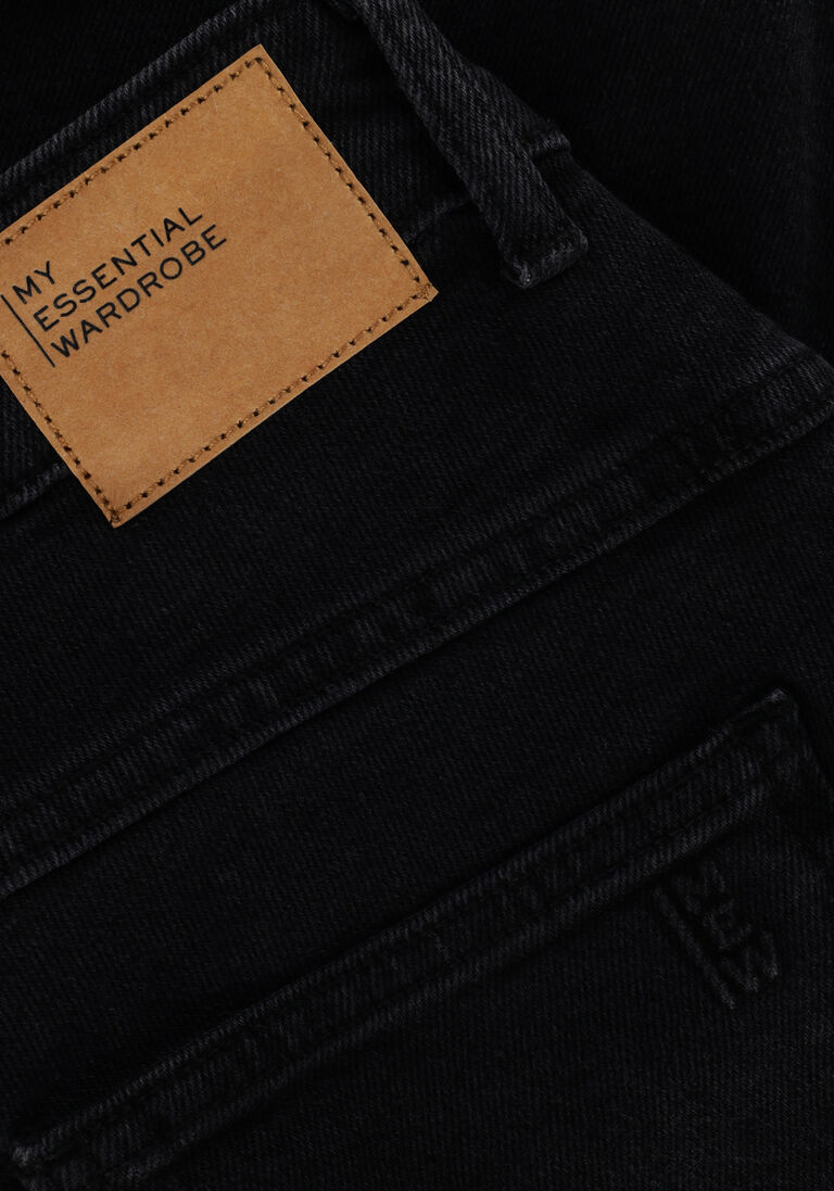 MY ESSENTIAL WARDROBE donkergrijze my essential wardrobe straight leg jeans elly 104 high straight y