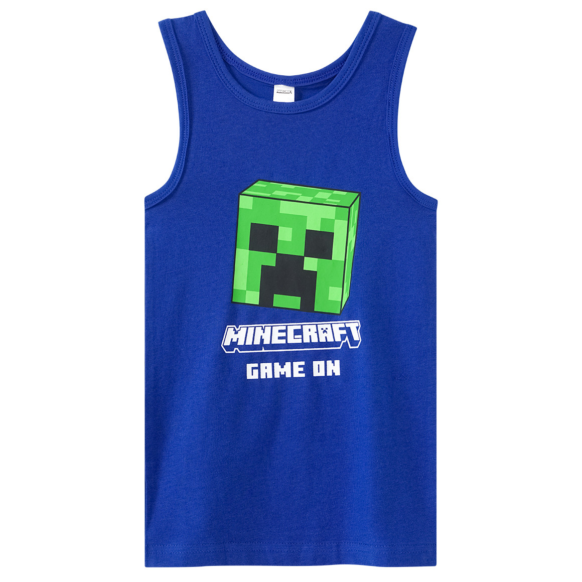 Topolino 2 Minecraft Unterhemden im Set blau / schwarz