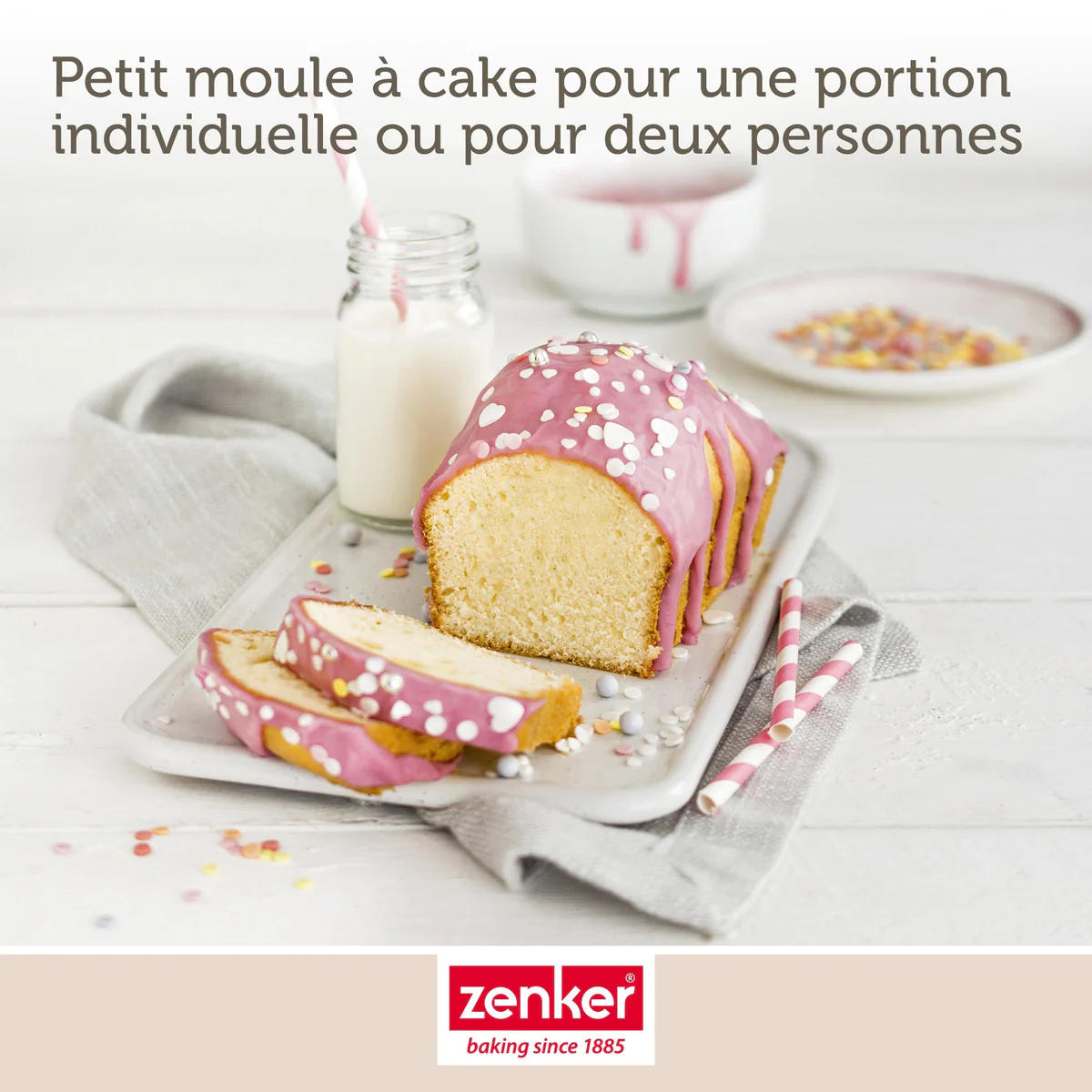 Lot de 4 mini moules à cakes 16 cm Zenker Special Mini Zenker