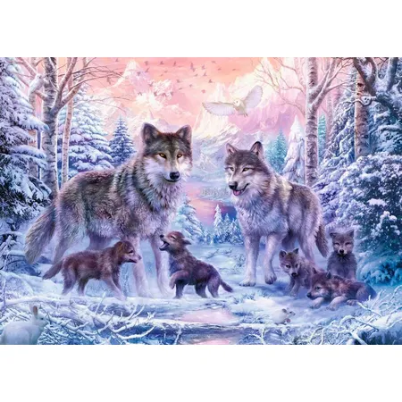 Ravensburger Puzzle - Arktische Wölfe, 1000 Teile