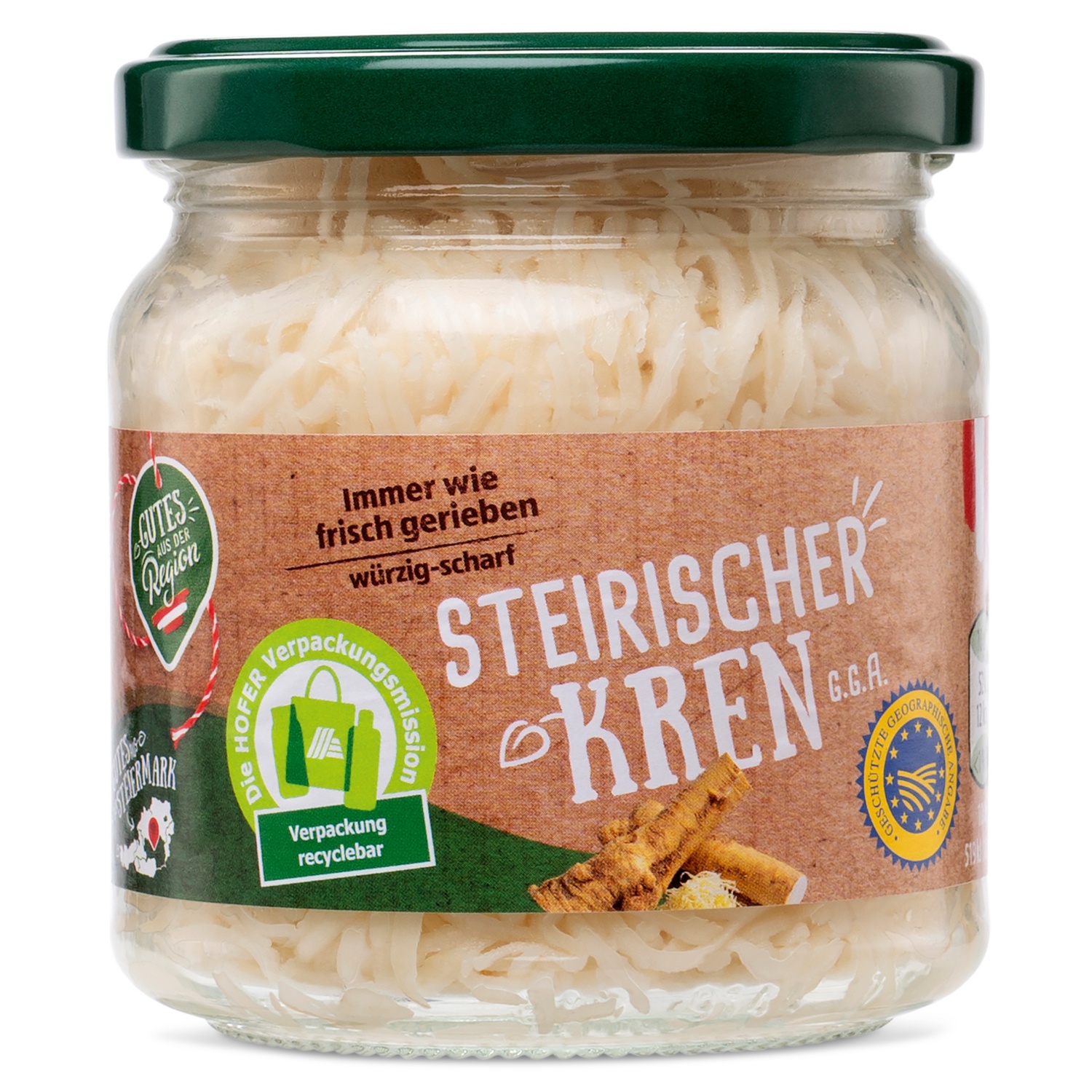GUTES AUS DER REGION Steirischer Kren, frisch geraspelt 110 g