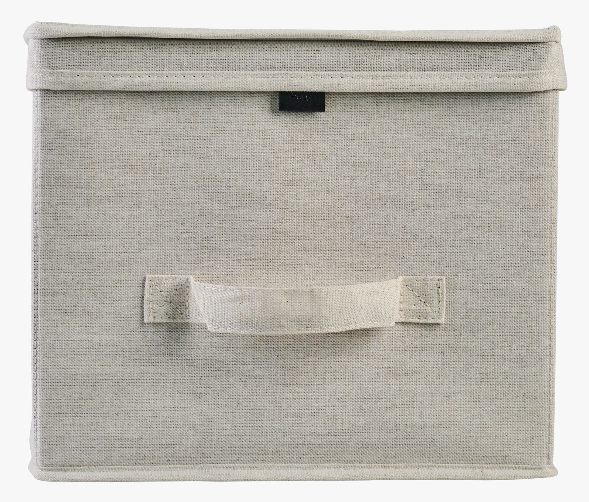 Oppbevaringsboks lys natur - 45x45x20 cm