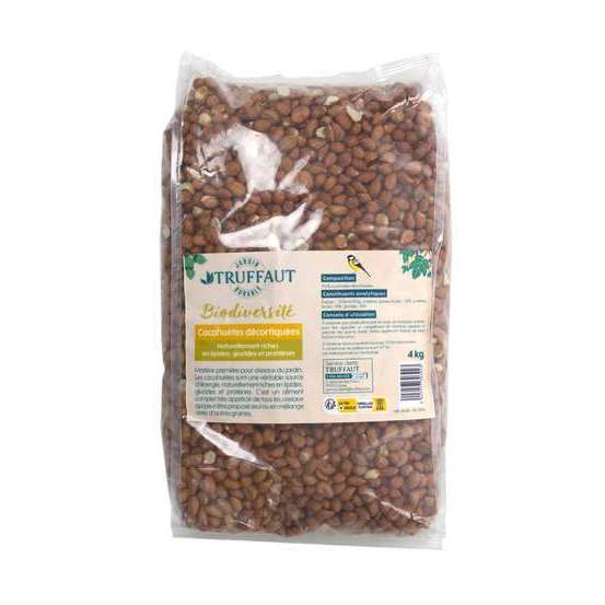 Graines de cacahuètes pour oiseaux du jardin - 4 kg