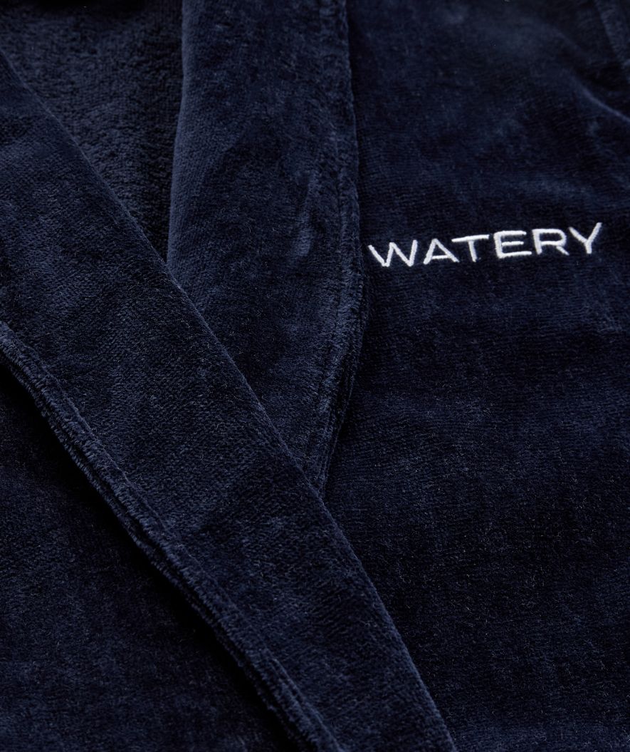 Watery badekåbe til kvinder - Mariana - Navy blå