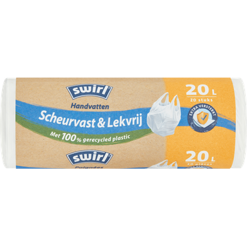 Swirl Vuilniszakken met Handvatten 20 liter 20 stuks