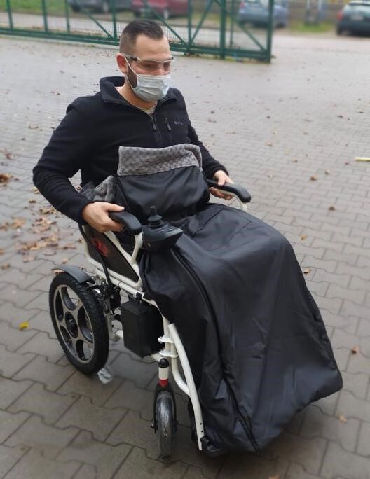 Rollstuhl Schlupfsack (Wintersack für Rollstuhlfahrer)
