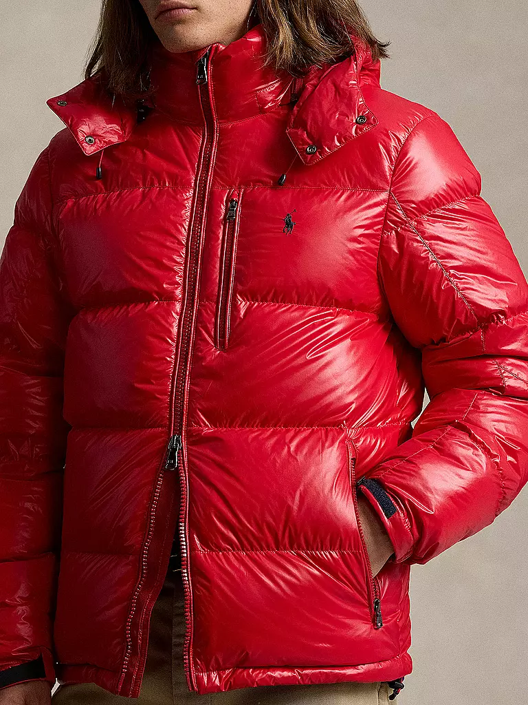 POLO RALPH LAUREN Daunensteppjacke rot