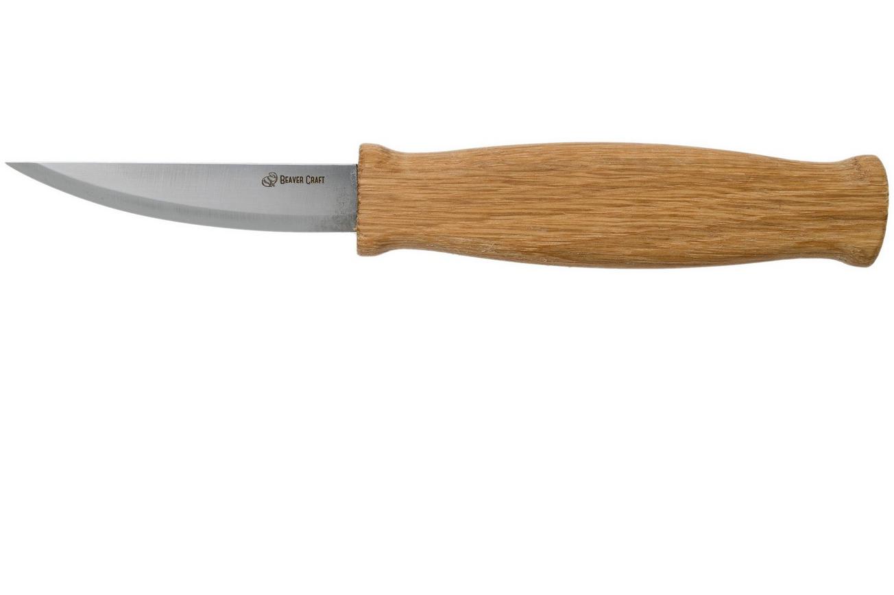 BeaverCraft Whittling Sloyd Knife Oak C4, houtsnijmes