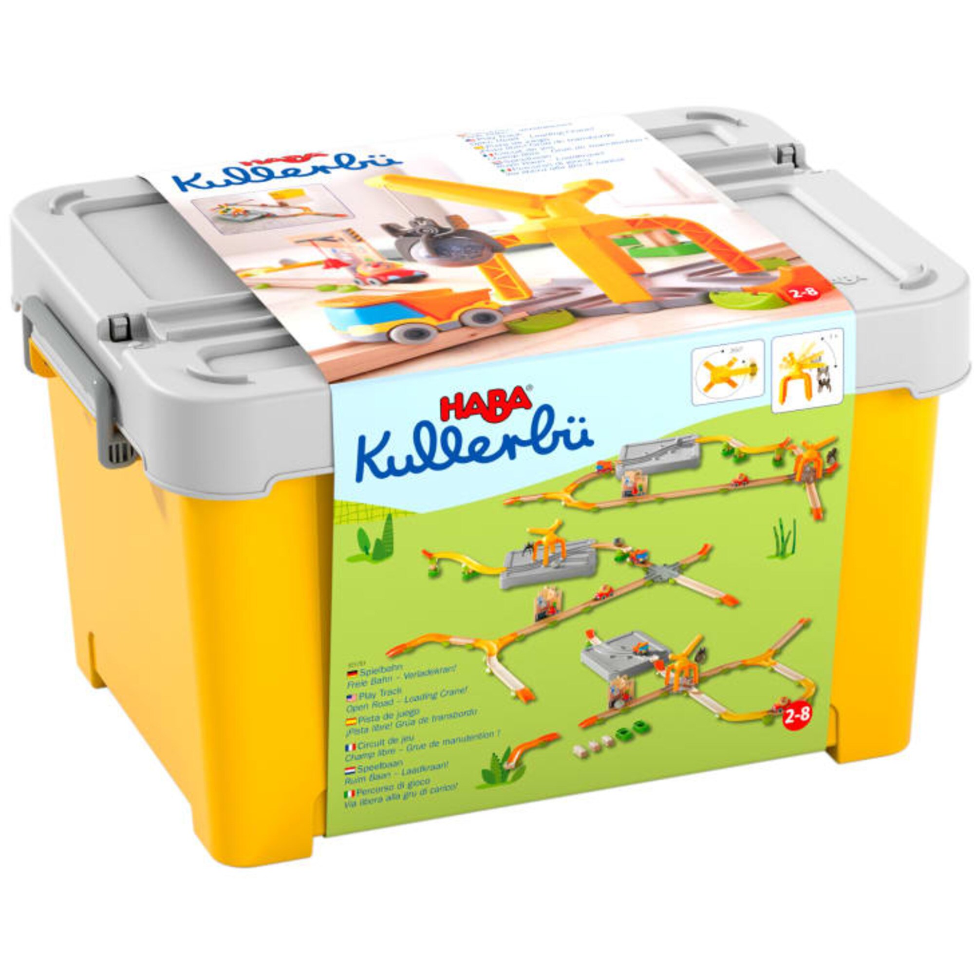 HABA Bahn Kullerbü - Spielbahn Freie Bahn – Verladekran