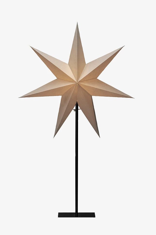 Papirstjerne metallfot høyde 80 cm
