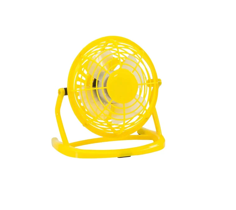 Mini ventilateur USB de 14 cm jaune Vendos85