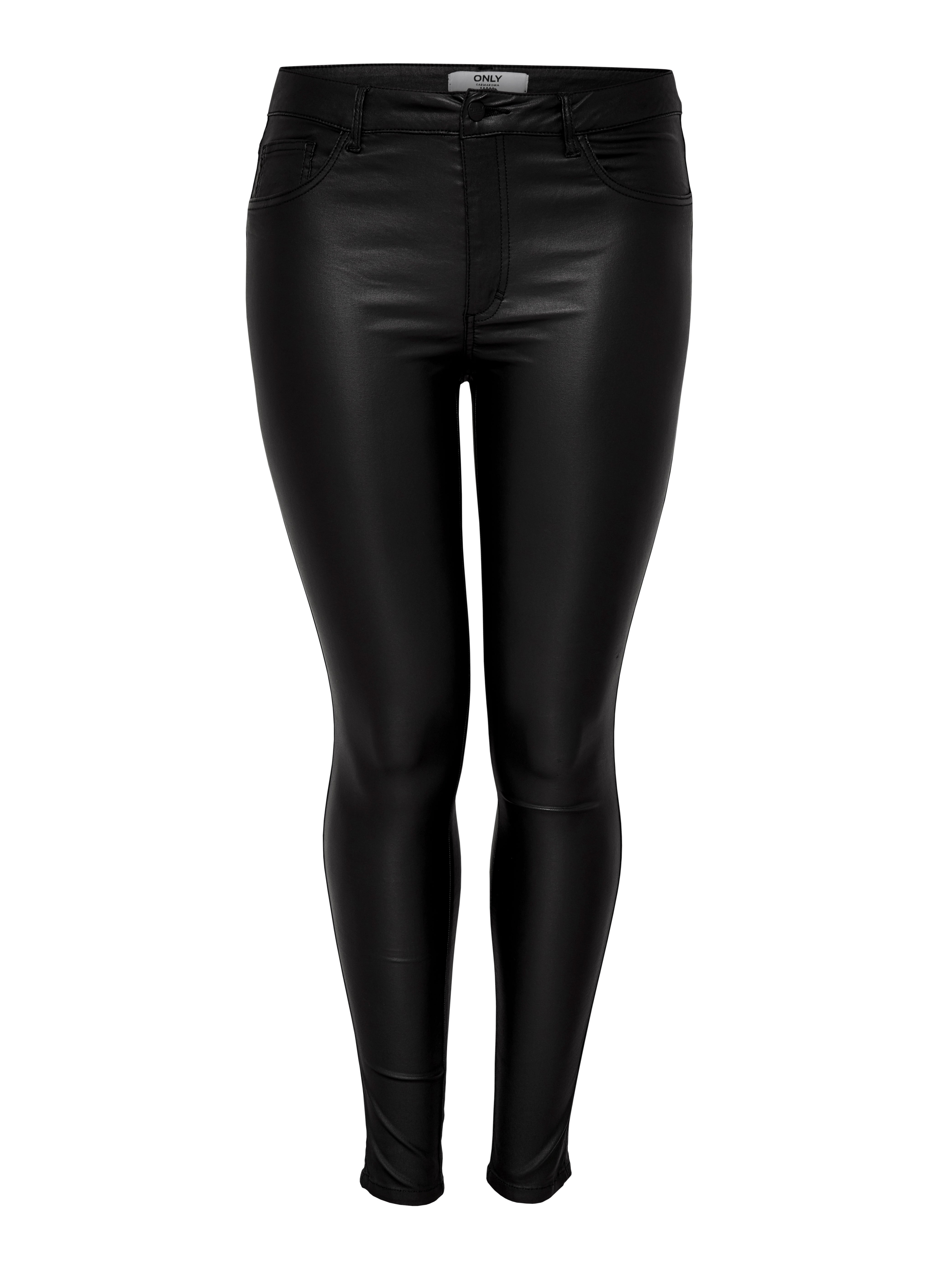 CARPUNK Mittlere Taille Skinny Fit Jeans Black