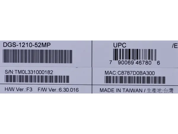 D-Link Web Smart DGS-1210-52MP - Switch - Administreret - 8 x 10/100/1000 (PoE )   40 x 10/100/1000 (PoE)   4 x SFP - desktop, monterbar på stativ - PoE  (370 W)