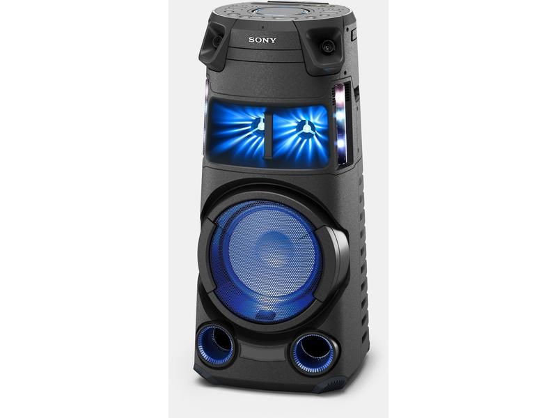 Sony Musik-System MHC-V43D Schwarz Leistungsstarkes Audiosystem mit Bluetooth