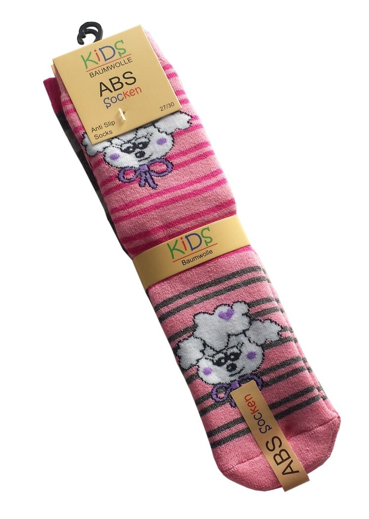 Yenita® Kinder Söckchen 2 Paar mit ABS-Sohle