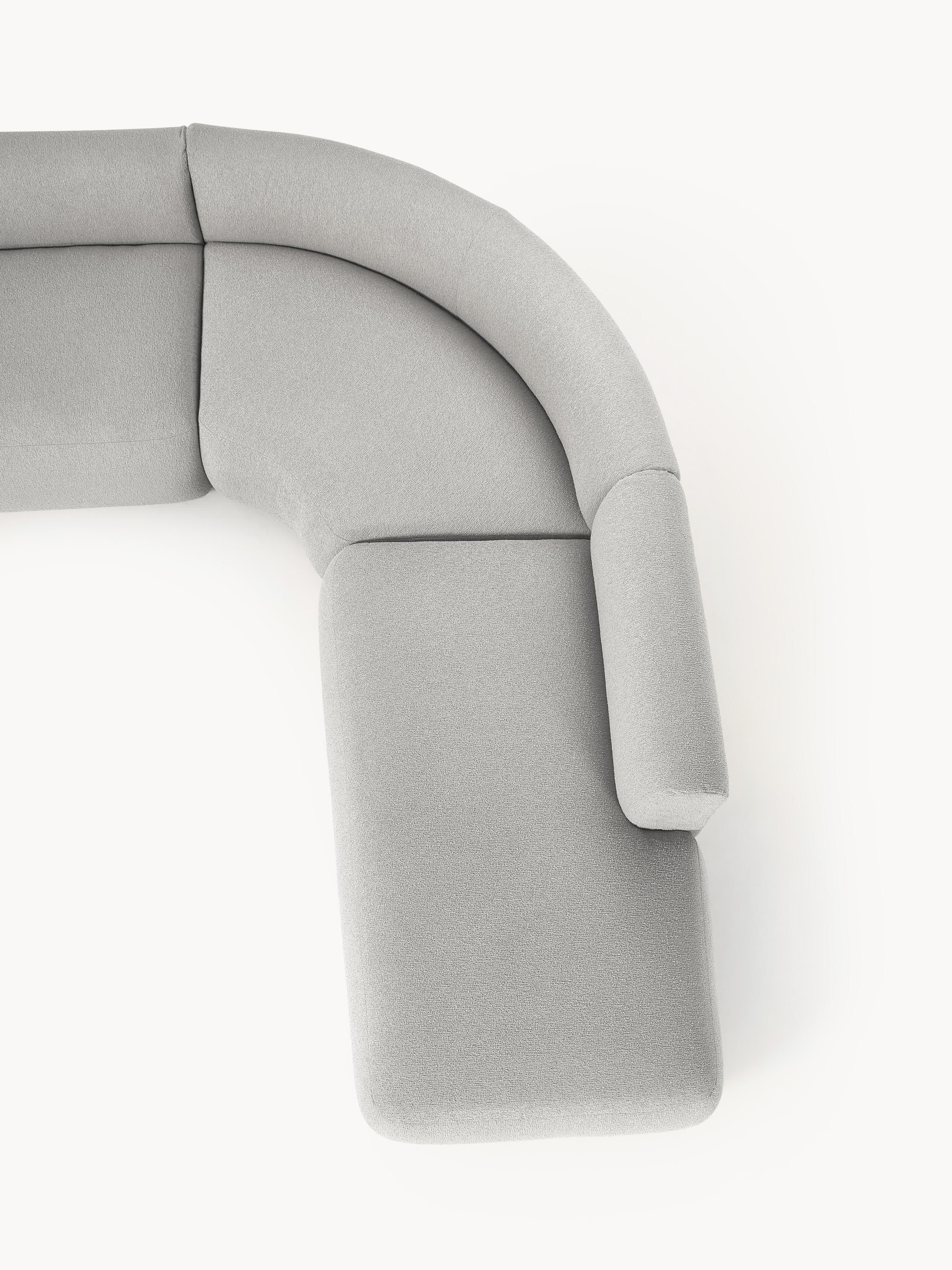 Modulaire bouclé hoekbank Sofia (4 zits)