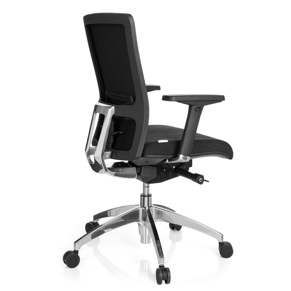 Profi Bürostuhl ASTRA BASE Stoff mit Armlehnen (höhenverstellbar) hjh OFFICE