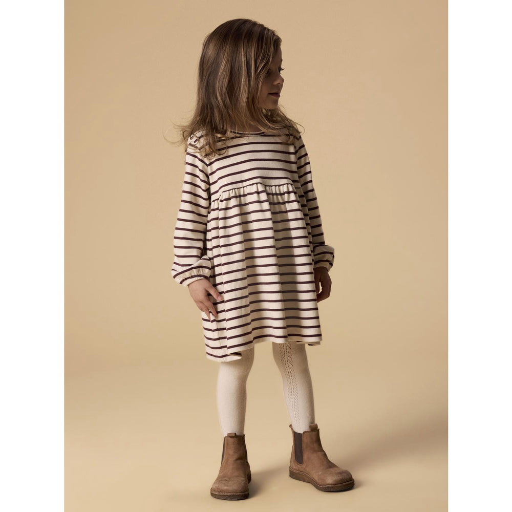 Køb Lil'Atelier Turtledove Catawba Grape Nmflimia Ls Loose Kjole Lil