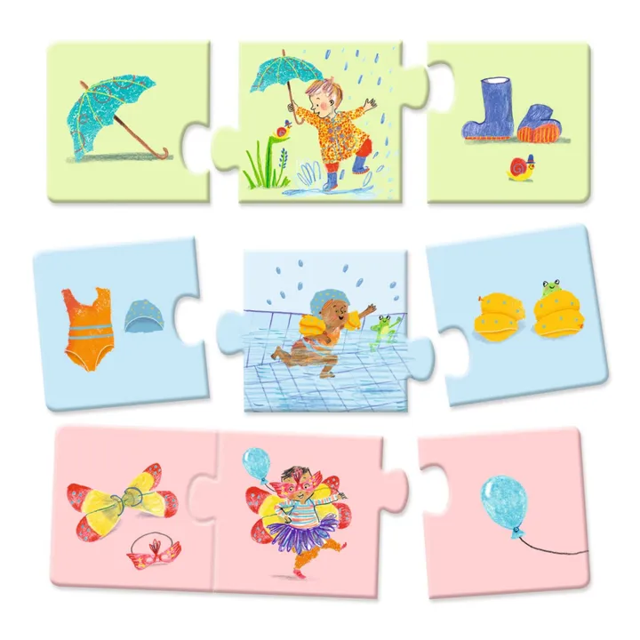 Djeco Puzzles duo-trio Quotidien