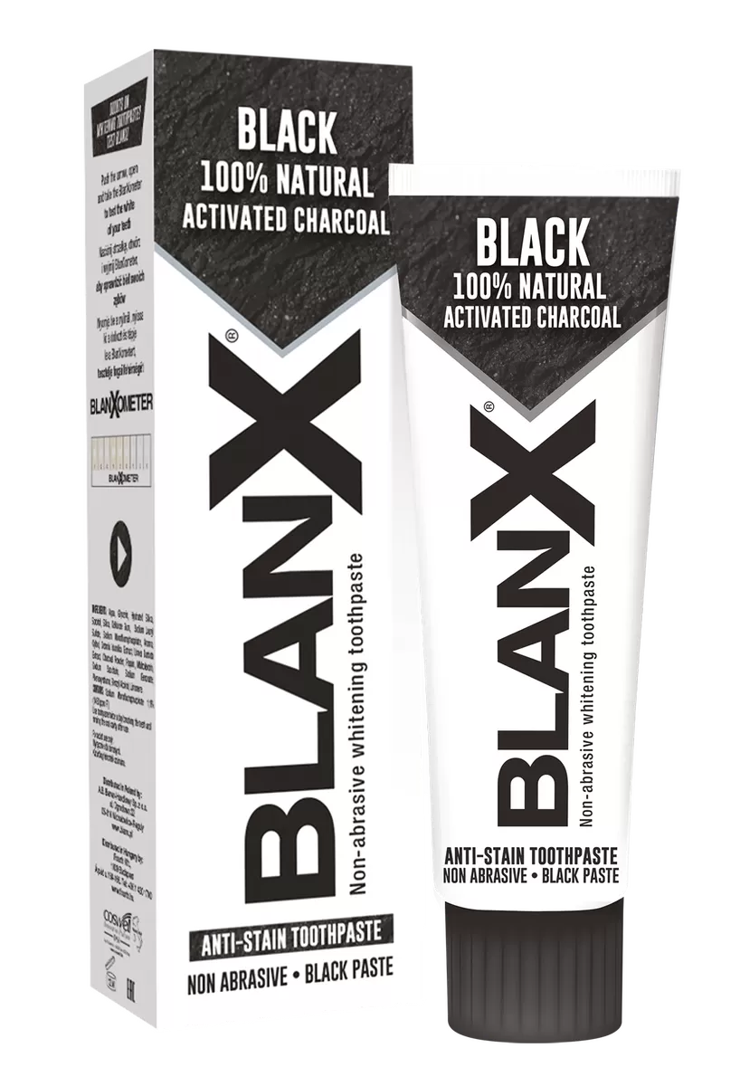 BlanX Black Charcoal Tandpasta - 75 ml.