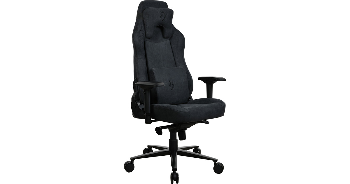 ArozziVernazza Supersoft Fabric - Pure Black gamestoel  (Zwart)