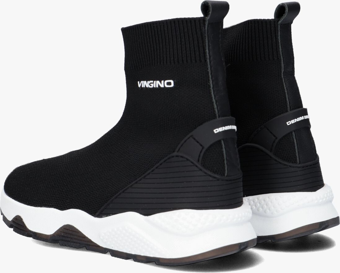 VINGINO zwarte vingino hoge sneaker gino