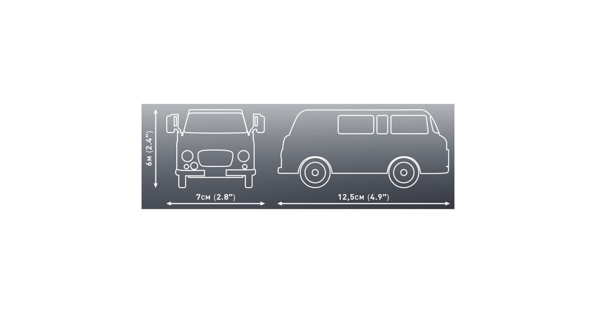 COBIYoungtimer Collection - Barkas B1000 Constructiespeelgoed  (Schaal 1:35)