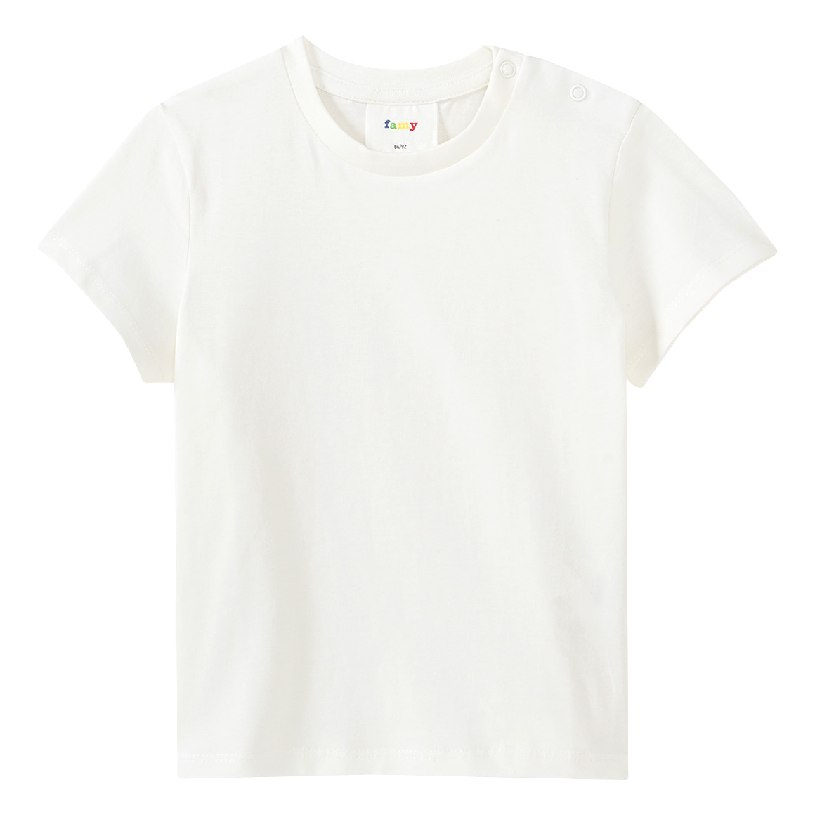 Famy 3 Baby T-Shirts im Basic-Look dunkelgrün / dunkelgrau / weiss