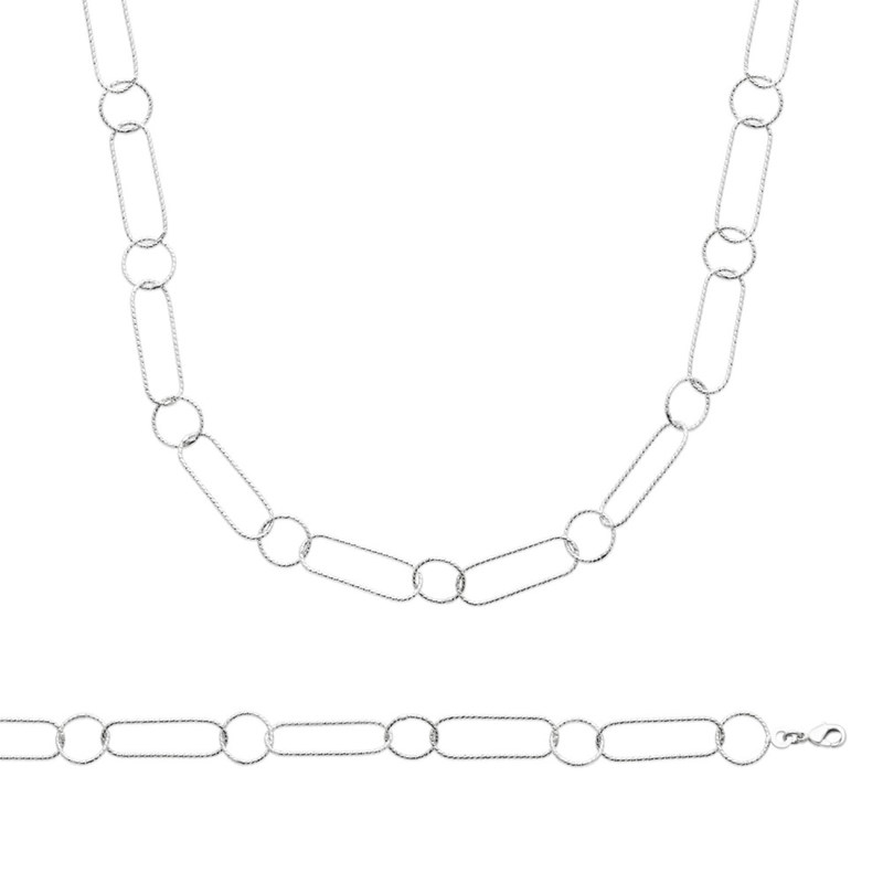 Collier Femme - Argent 925 - Longueur : 45 cm