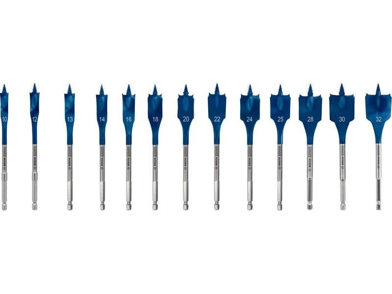 Bosch Professional Flachfräsbohrer-Set Expert Self Cut Spee Flachfräser-Bohrersätze für Bohrschrauber und Schlagbohrmaschinen