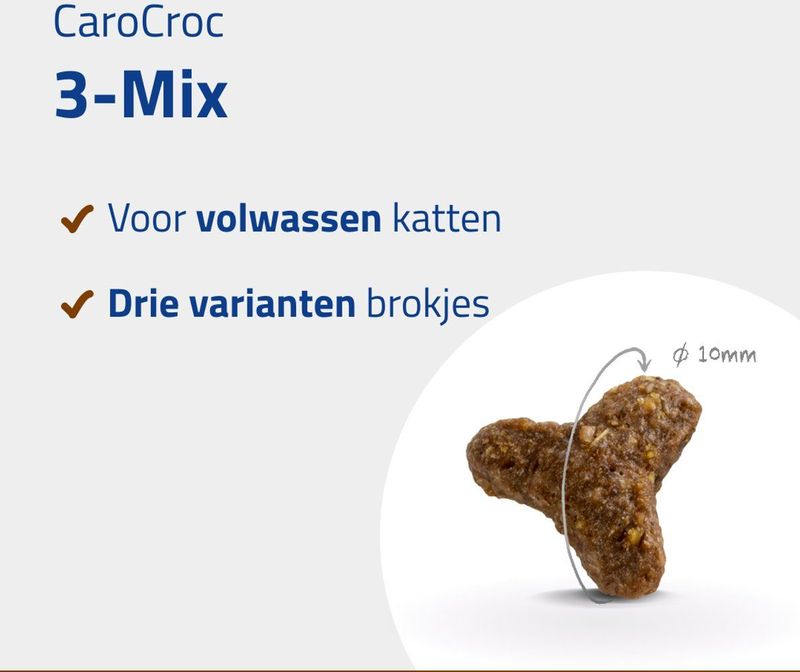 Carocroc Kat 3-Mix - 7 KG