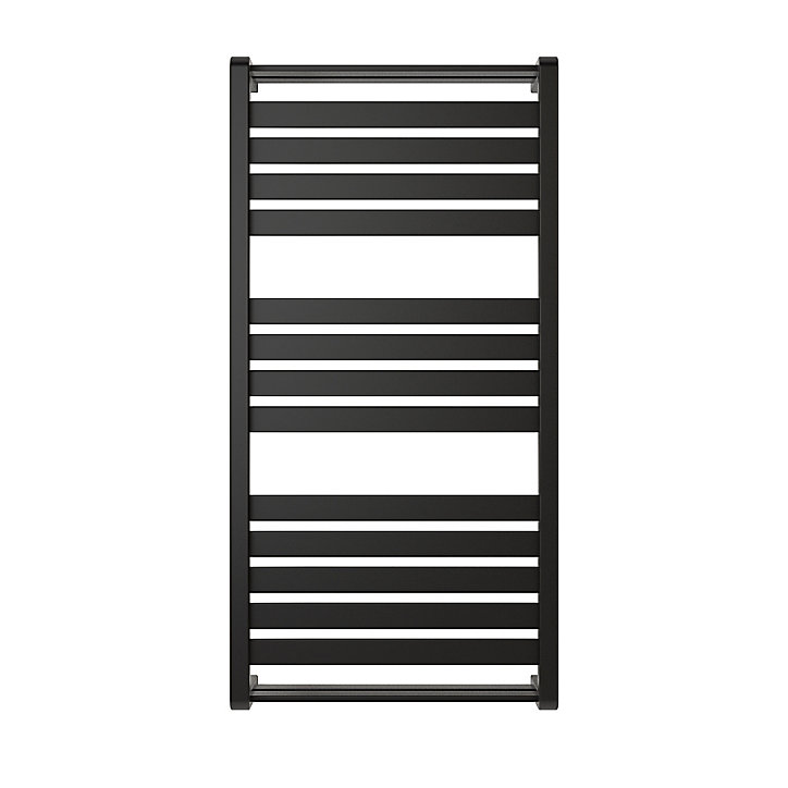 Sèche-serviettes eau chaude GoodHome Loreto vertical anthracite 546 W