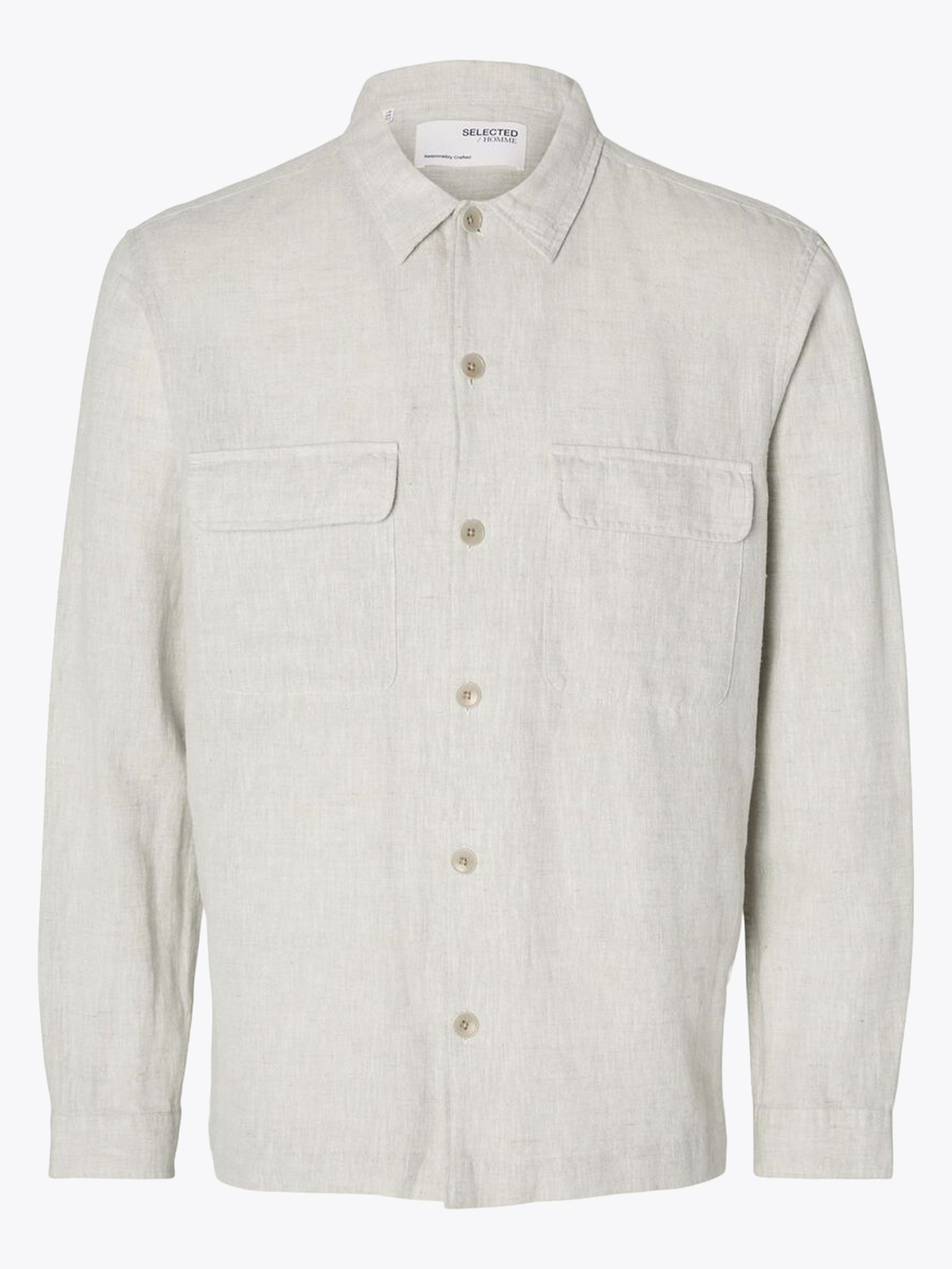 Mads Linen Overshirt Long Sleeve